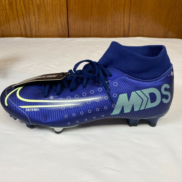 New Nike Mercurial Superfly 7 Academy MDS Indoor Soccer Cleat BQ5427-401 Men 6.5 - Picture 9 of 13